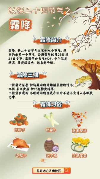 秋天的霜是怎么形成的_霜降节气要注意什么