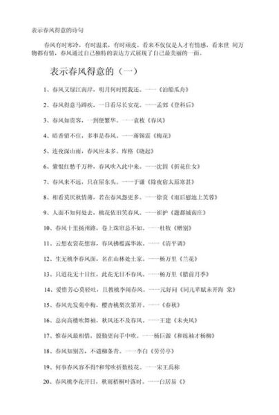 春风得意洋洋是什么意思_春风得意洋洋造句