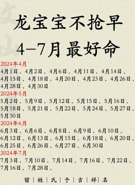 龙属相几月份出生好_属龙几月出生最好命