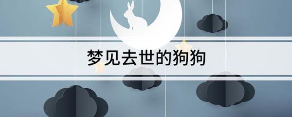 梦到死去的狗狗回来了_意味着什么