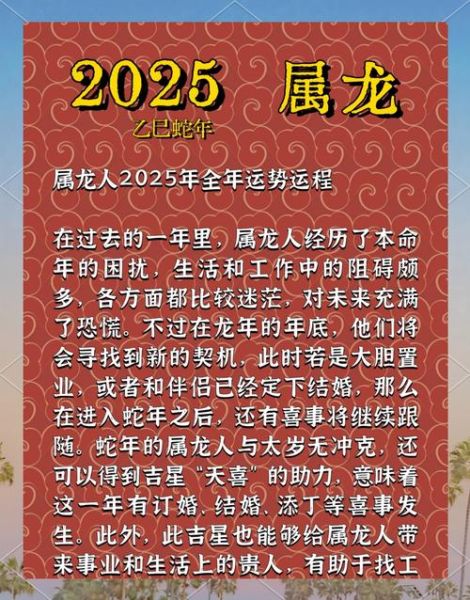 属龙人未来五年财运如何_属龙人2025到2029年财富走势